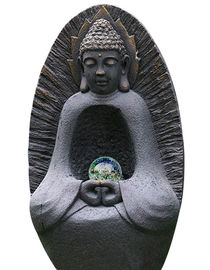 Chine Fontaine d'eau de statue Bouddha 37&quot;, grande caractéristique de l'eau de Bouddha avec de la boule de cristal fournisseur