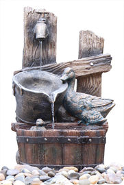 Chine Fontaine d'eau de rangée des animaux 3, fontaines extérieures de patio pour le jardin/cour fournisseur