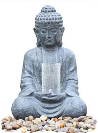 Chine Fontaine d'eau se reposante en pierre cyan de Bouddha pour fontaines d'eau à la maison/asiatiques fournisseur