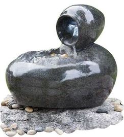 Chine Fontaines d'eau extérieures de sphère de fibre de verre avec les pots/la fontaine de caractéristique eau de boule fournisseur