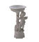 Bath d'oiseau de colonne de Rome d'ange avec la fontaine, Bath d'oiseau de fontaine d'eau fournisseur